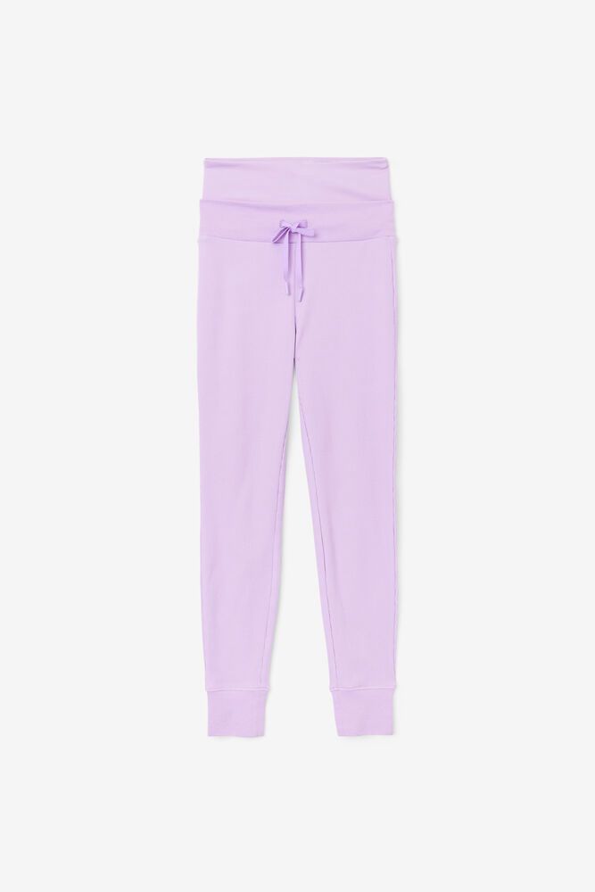 Fila Jordyn Thermal Jogger Pants Purple - Womens - 08473UXTJ